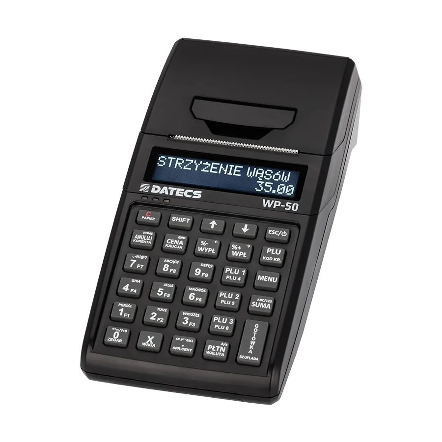 Kasa fiskalna DATECS WP-50 czarna
