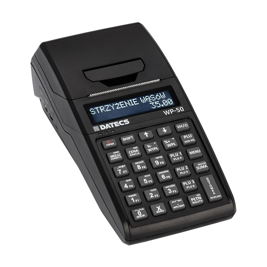 Kasa fiskalna DATECS WP-50 czarna