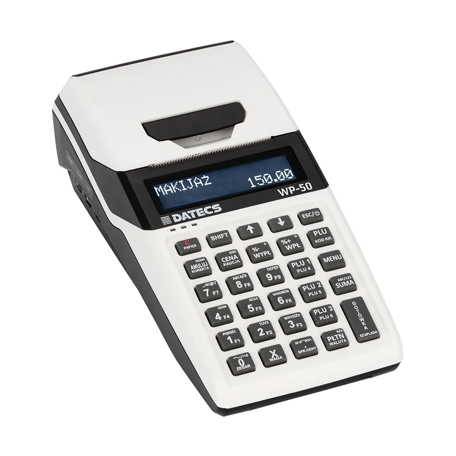 Kasa fiskalna DATECS WP-50 biała