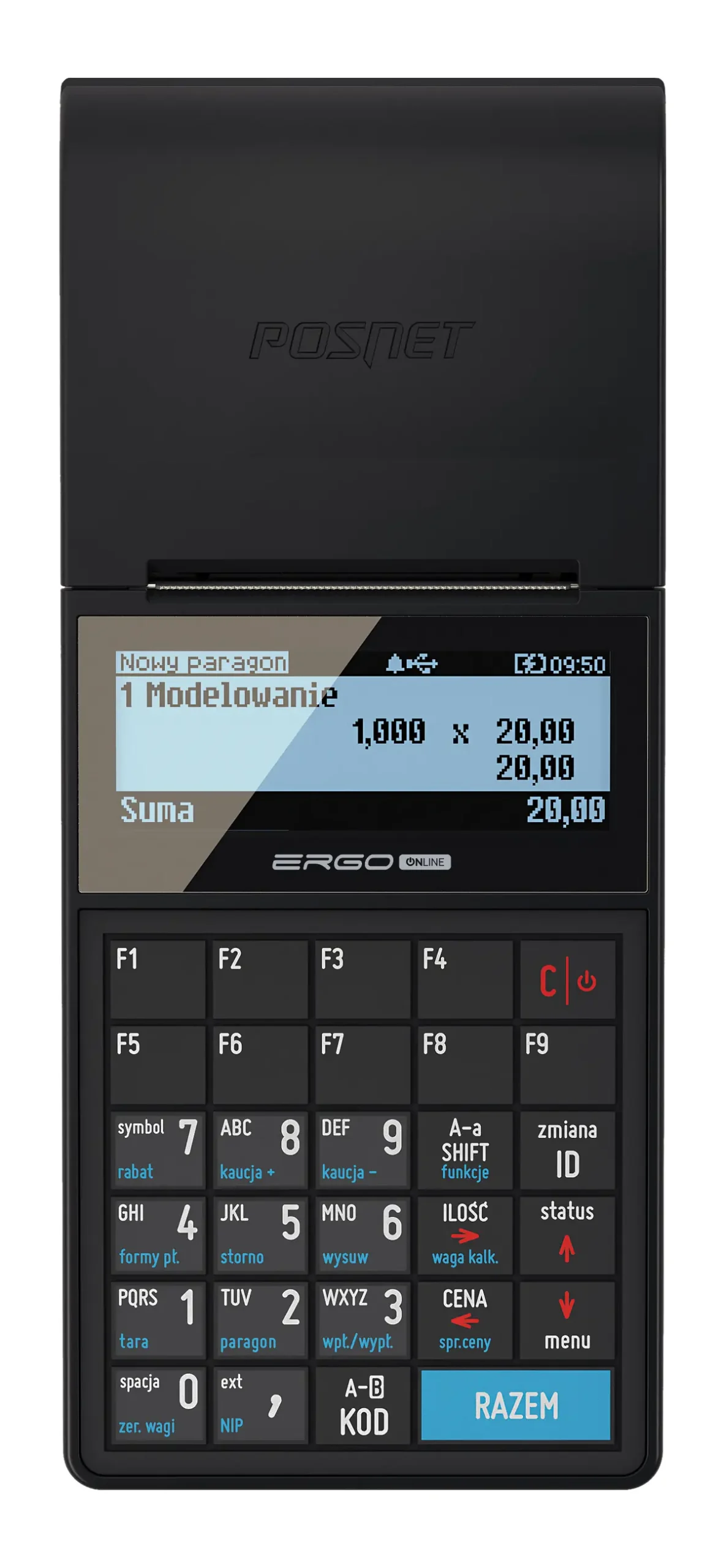 Kasa fiskalna Posnet Ergo Online